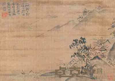 石涛（传） 山水 立轴 31×44cm